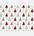 cute seamless pattern background with christmas vector image vector image
