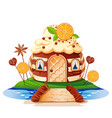 sweet little house vector image