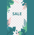floral story garden flora new collection social vector image vector image