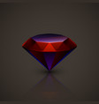 colorful jewel on dark vector image