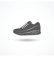 running shoe icon vector image vector image