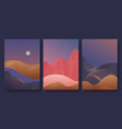 abstract golde line contemporary aesthetic night vector image vector image