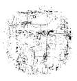 light grunge texture white black round vector image vector image