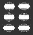 old style label vector image