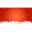 winter background vector image