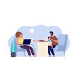 family together mother father and badad vector image