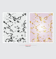 rose gold marble texture background vector image