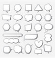 balloon message collection set for anything design vector image vector image
