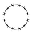 barbed wire vector image vector image