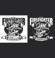 firefighter 06 vector image vector image