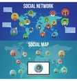 avatar banner set vector image vector image