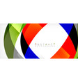 geometric abstract background circle created vector image vector image
