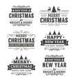 variety christmas stickers set vector image vector image