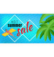 summer sale template banner vector image