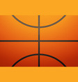 basketball texture close up view black lines vector image