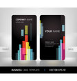 abstract business card vector image vector image
