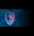 technological abstract background on the topic vector image