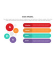 aida model for attention interest desire action vector image vector image