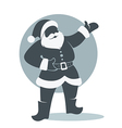 happy santa vector image