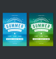 summer party design poster or flyer night club vector image vector image