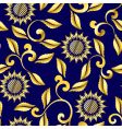 floral sari pattern vector image vector image