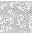 seamless lace pattern with flowers vintage vector image