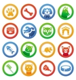 collection with funny cats and dogs vector image vector image