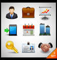 business icons - set 2 vector image vector image