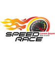 Speed Race logo event Royalty Free Vector Image