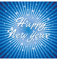 abstract happy new year background vector image