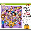 counting education game cartoon vector image vector image