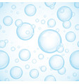 blue bubbles background vector image