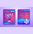 business marketing flyer or poster layout vector image