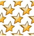 golden stars seamless festive pattern vector image