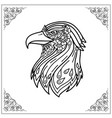 eagle entangle arts isolated on white background vector image vector image