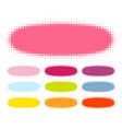 halftone icons vector image vector image