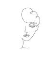 girl on white background vector image