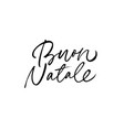 buon natale modern brush calligraphy vector image vector image