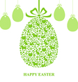 easter decor hang vector image vector image