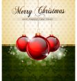 christmas background vector image vector image