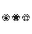 us military stars insignia vector image vector image