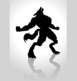 werewolf vector image vector image