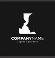 face logo logo design vector image