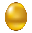 golden egg vector image vector image
