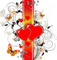 st valentine theme vector image