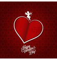valentines day card happy holiday background vector image vector image