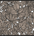 floral pattern vintage decorative leaves nature vector image vector image