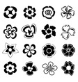 flower icon vector image