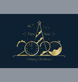 happy new year 2020 greeting card design template vector image