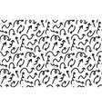seamless pattern background with different hand vector image